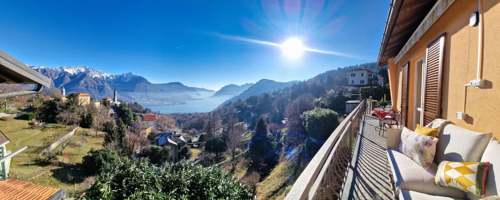 Panoramic Lakeview House Bellagio Civenna Exteriér fotografie